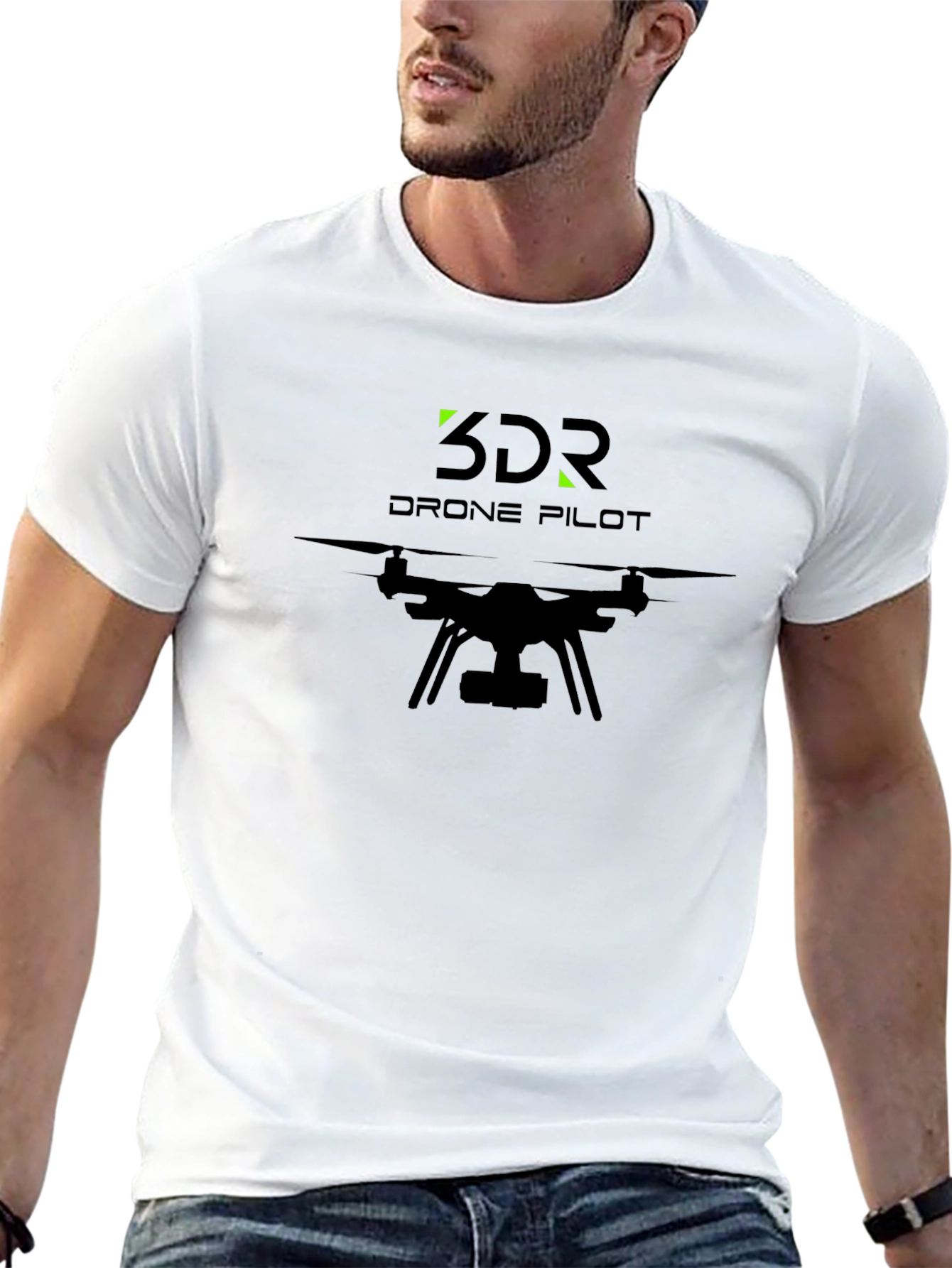 3DR Drone Pilot Black T-Shirt