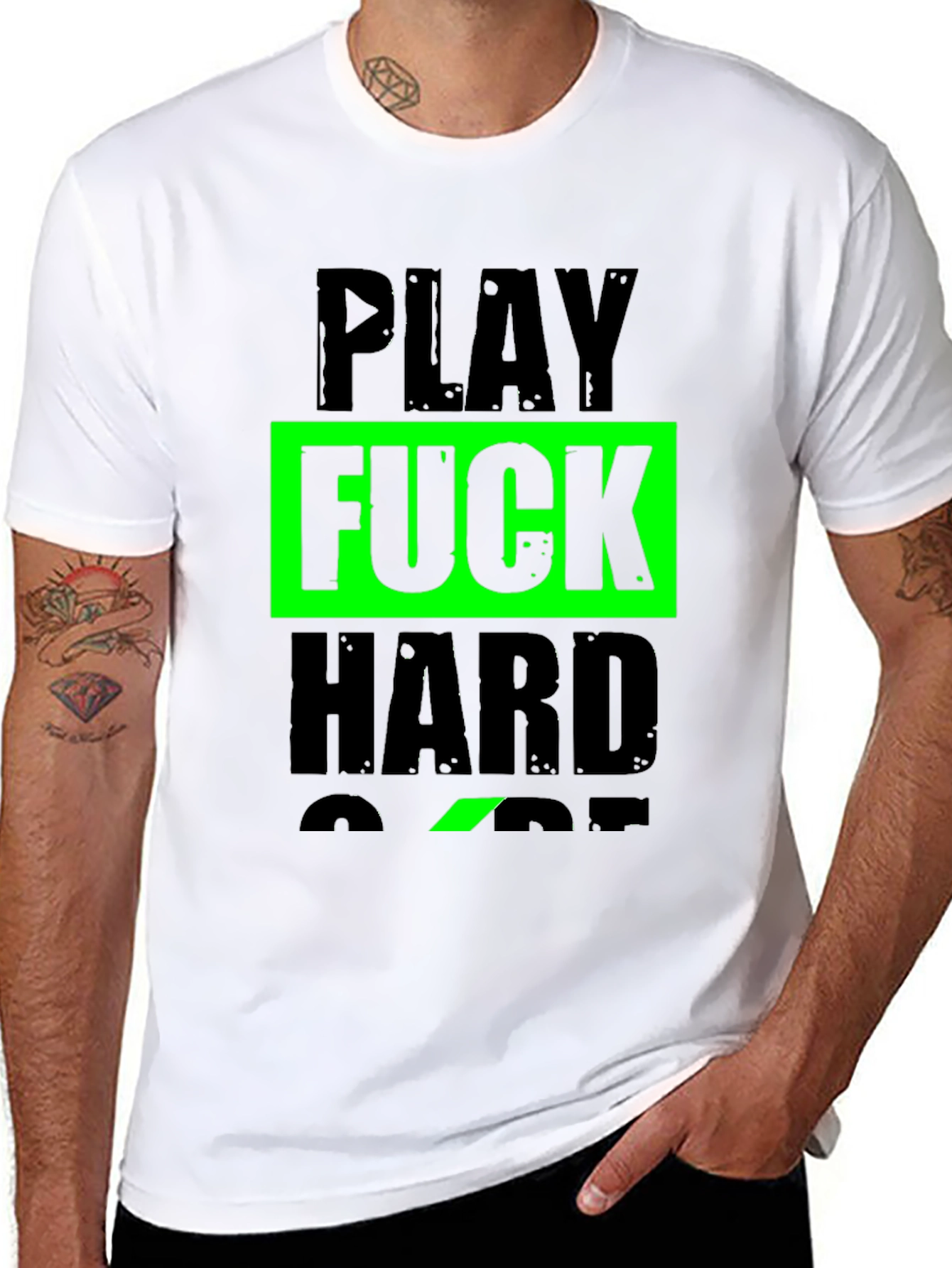 Play F*ck Hard T-Shirt - Bold Graphic Tee