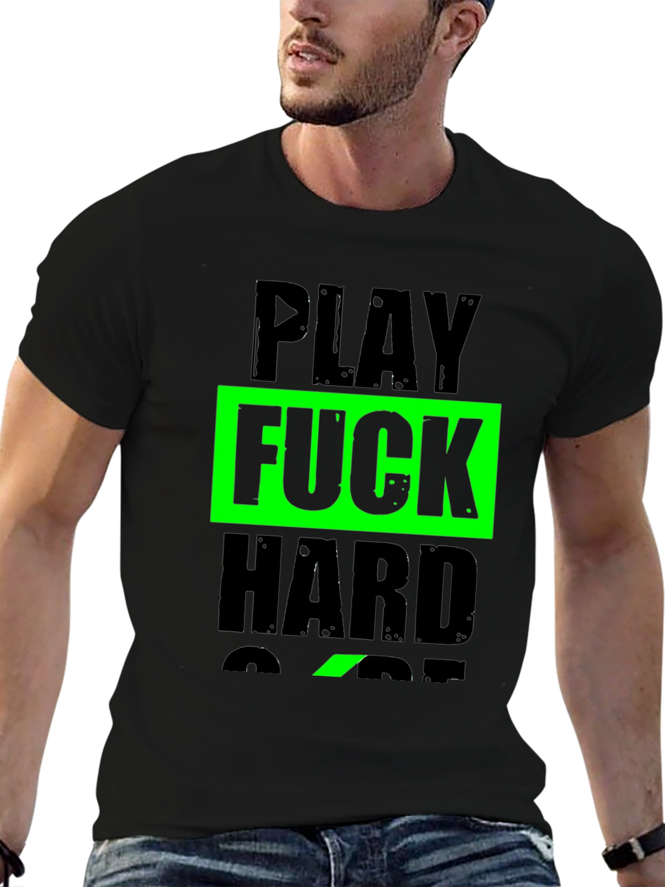 Play F*ck Hard T-Shirt - Bold Graphic Tee