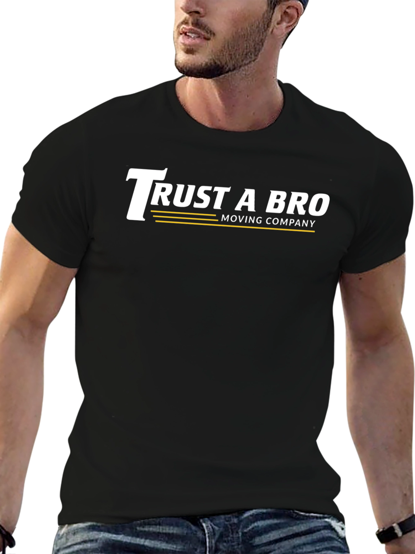 Trust A Bro Moving Company T-Shirt - Black