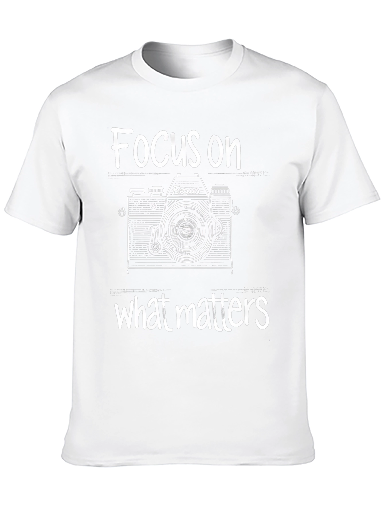 Focus on What Matters Camera Graphic T-Shirt