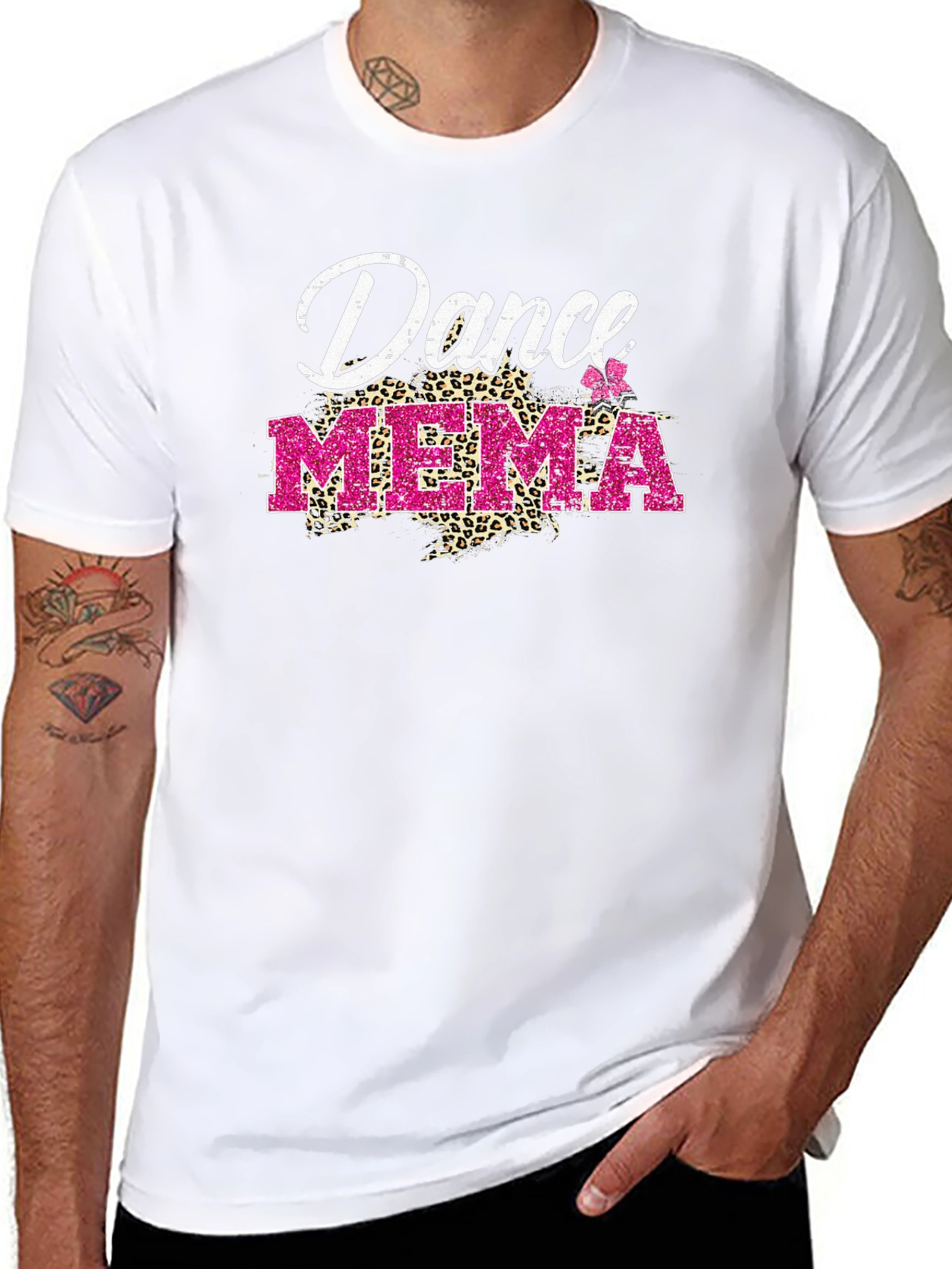 Dance Mema T-Shirt Leopard Print