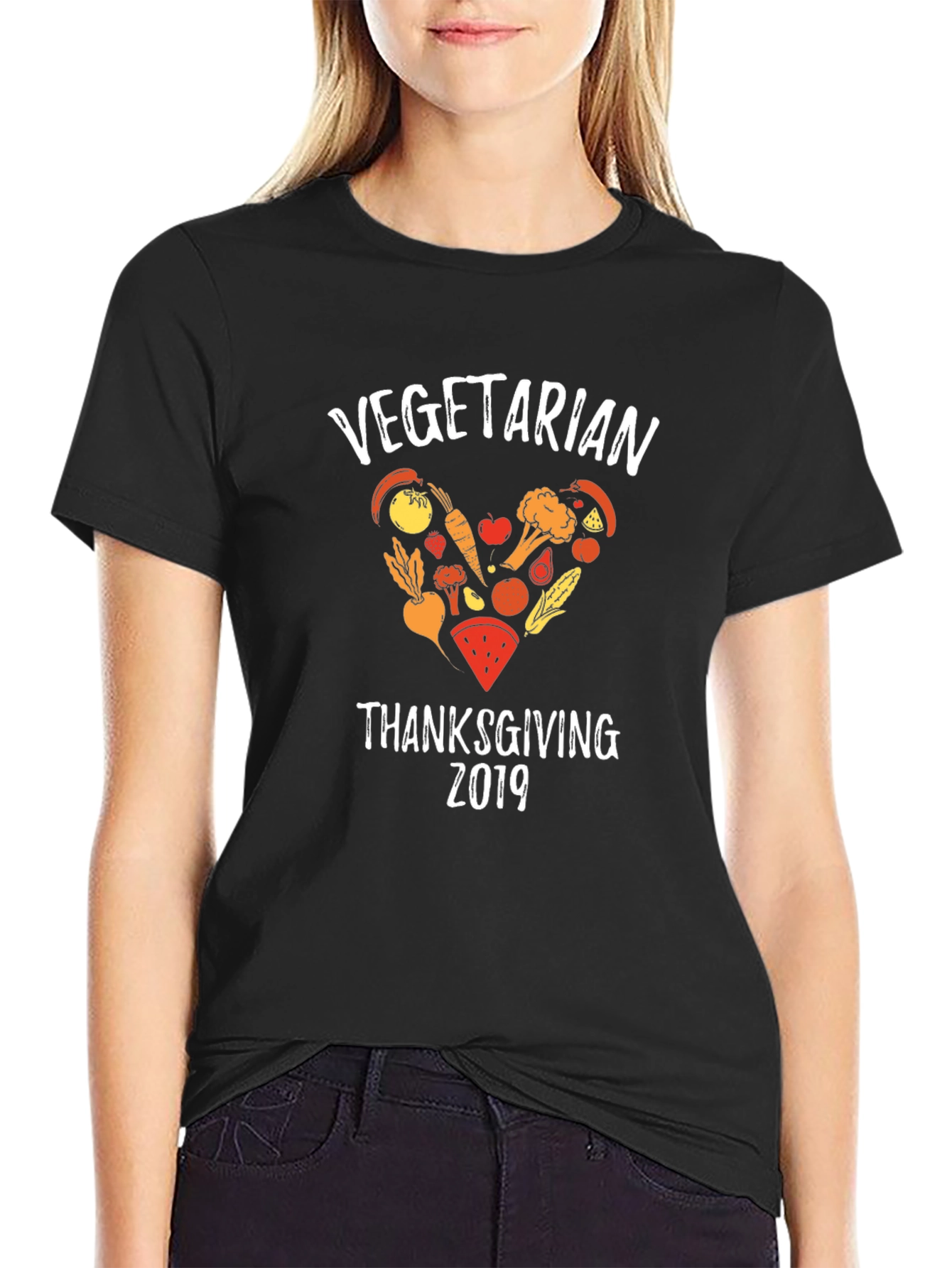 Vegetarian Thanksgiving 2019 Graphic T-Shirt
