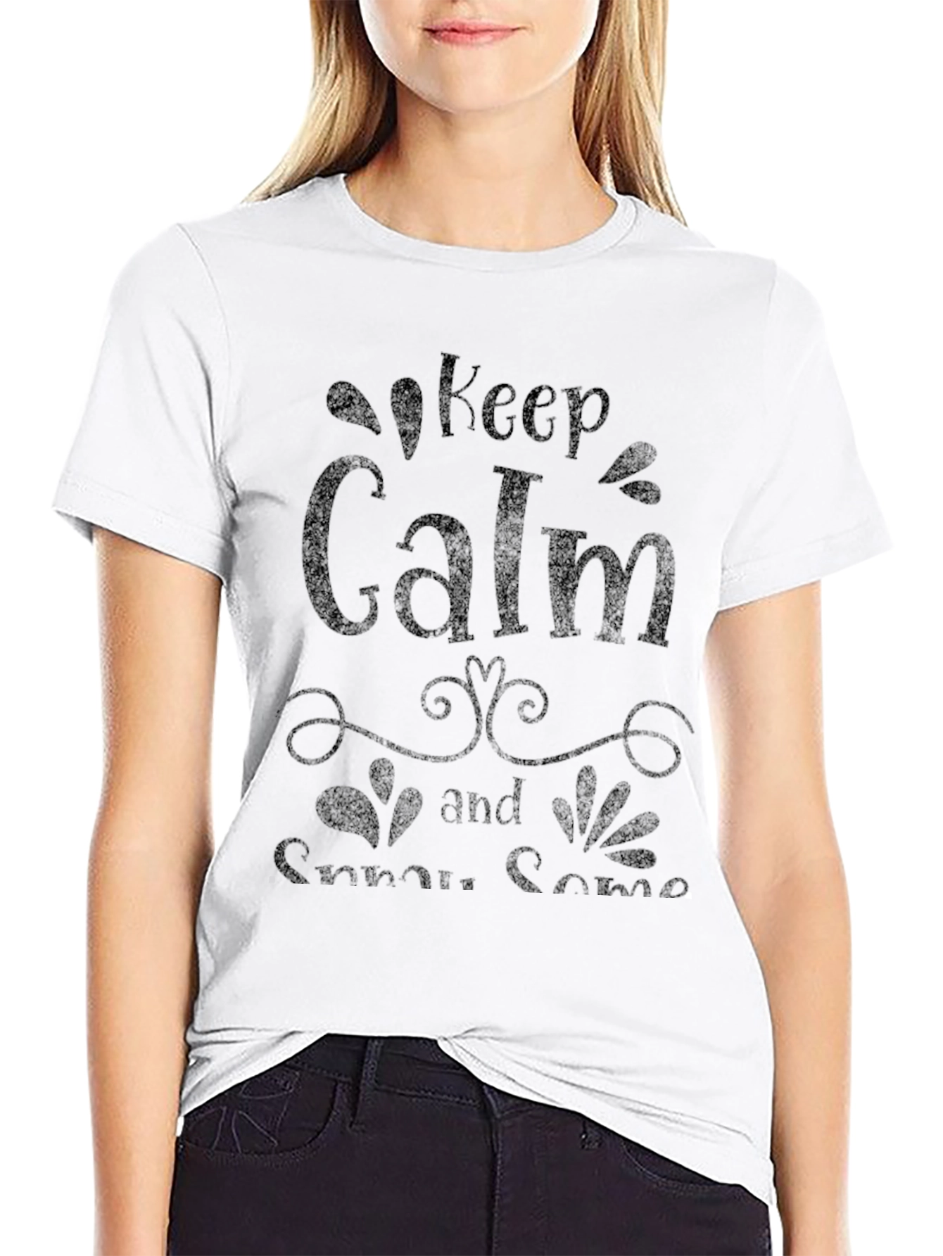 Keep Calm and Snuggle Some Black Tee