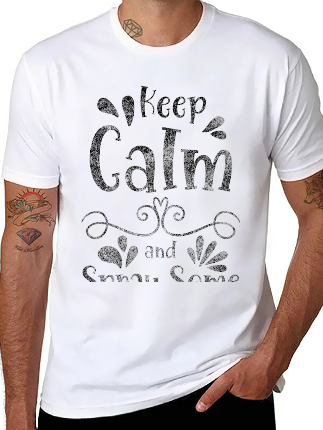 Keep Calm and Snuggle Some Black Tee