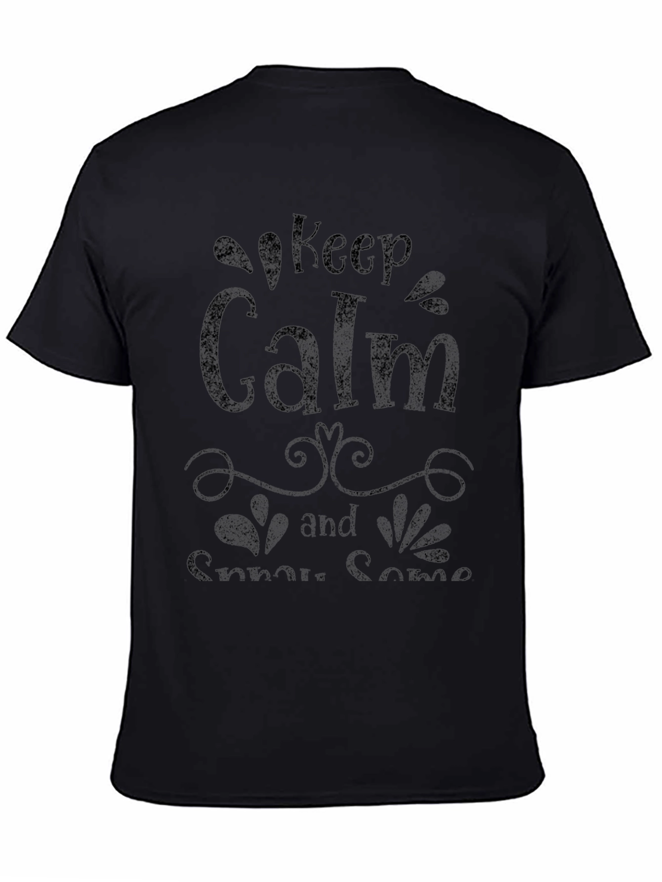 Keep Calm and Snuggle Some Black Tee