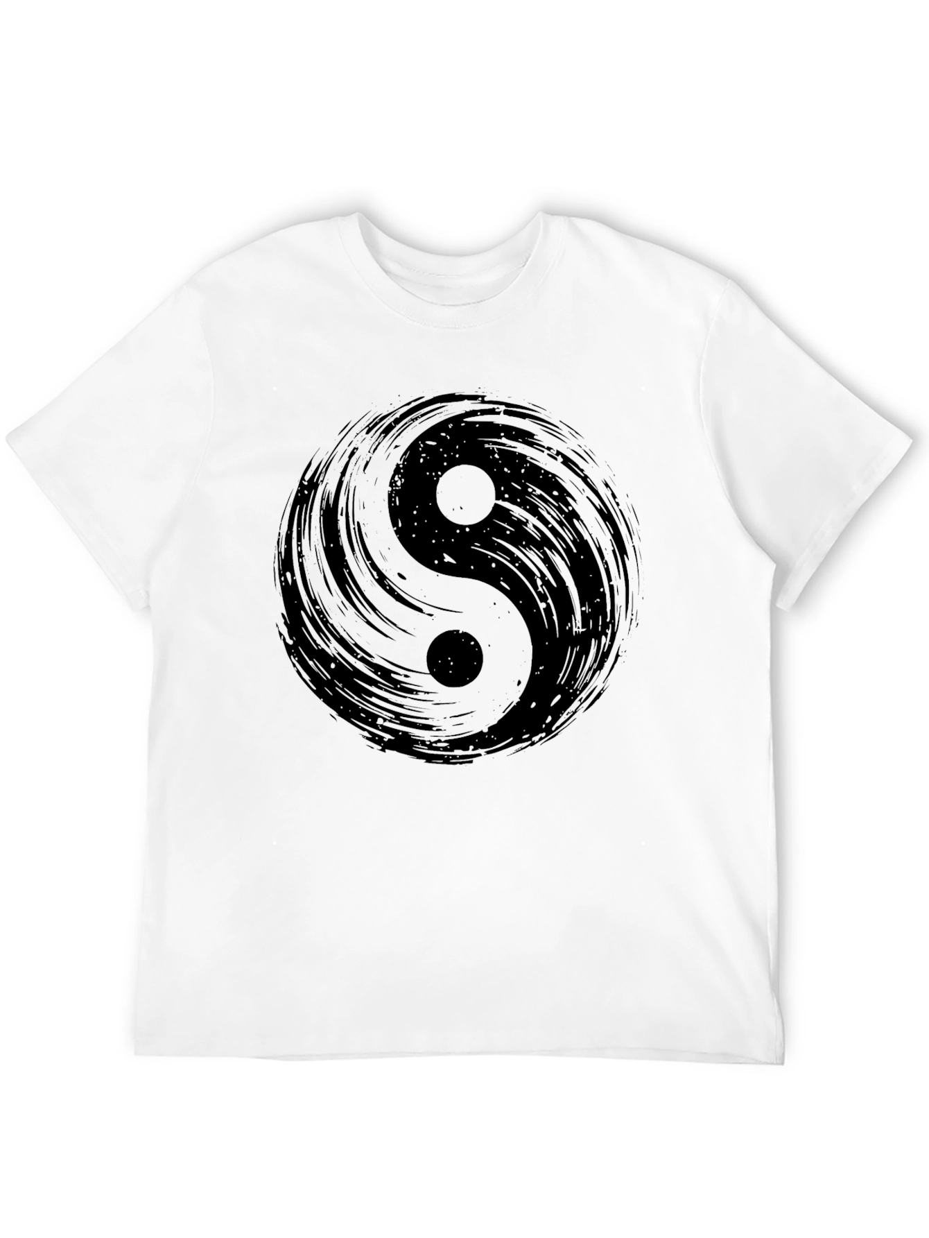 Yin Yang Graphic Black T-Shirt