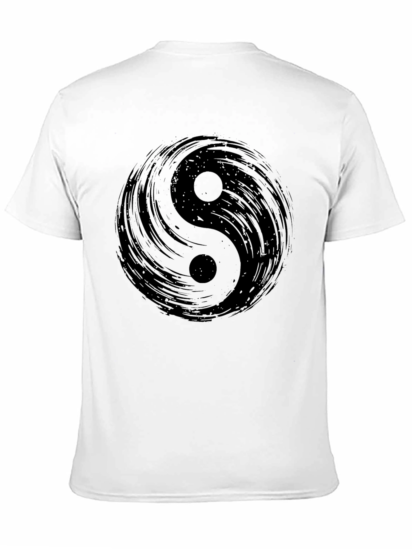Yin Yang Graphic Black T-Shirt