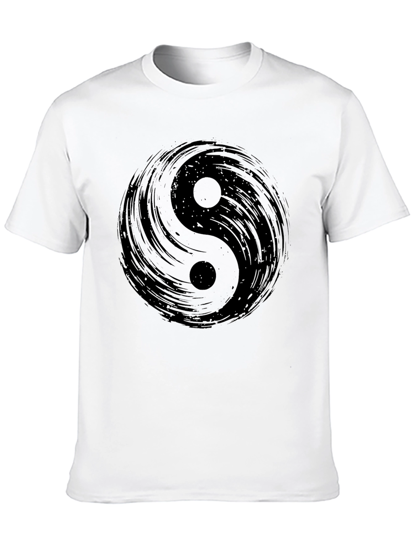 Yin Yang Graphic Black T-Shirt