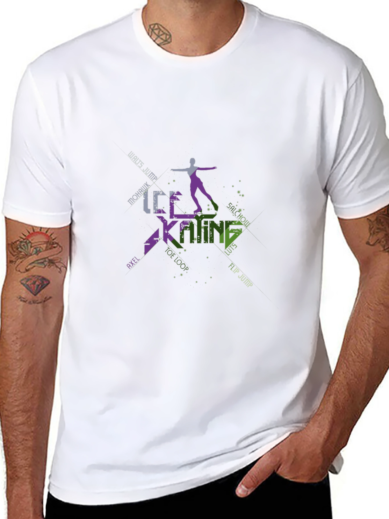 Ice Skating T-Shirt: Artistic Skater Graphic Tee