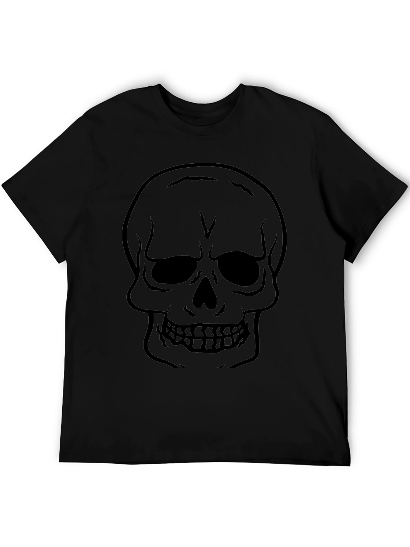 Skull Graphic Black T-Shirt - Unisex