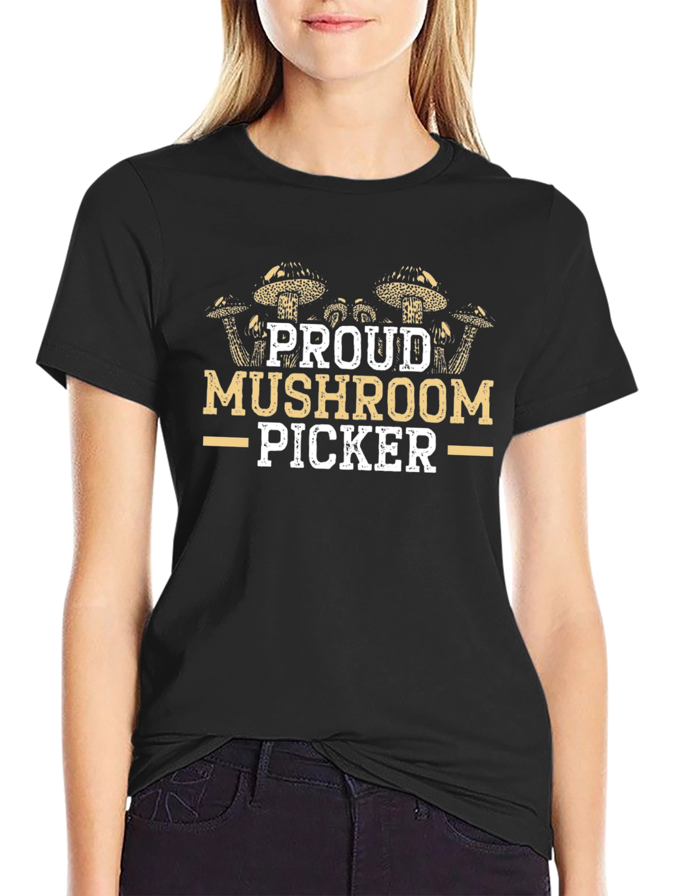 Proud Mushroom Picker Graphic Tee