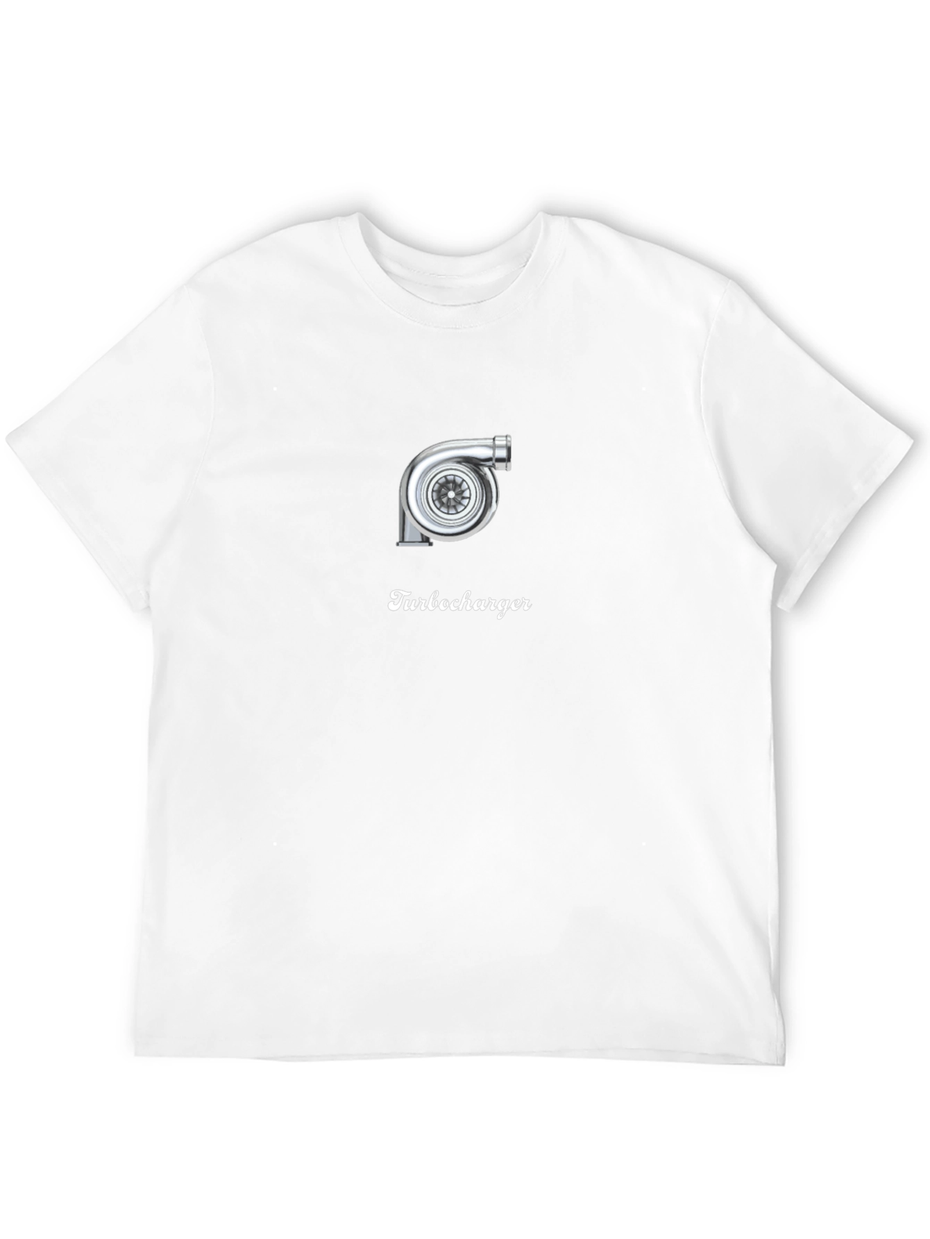 Turbocharger Graphic Tee - Black Cotton T-Shirt