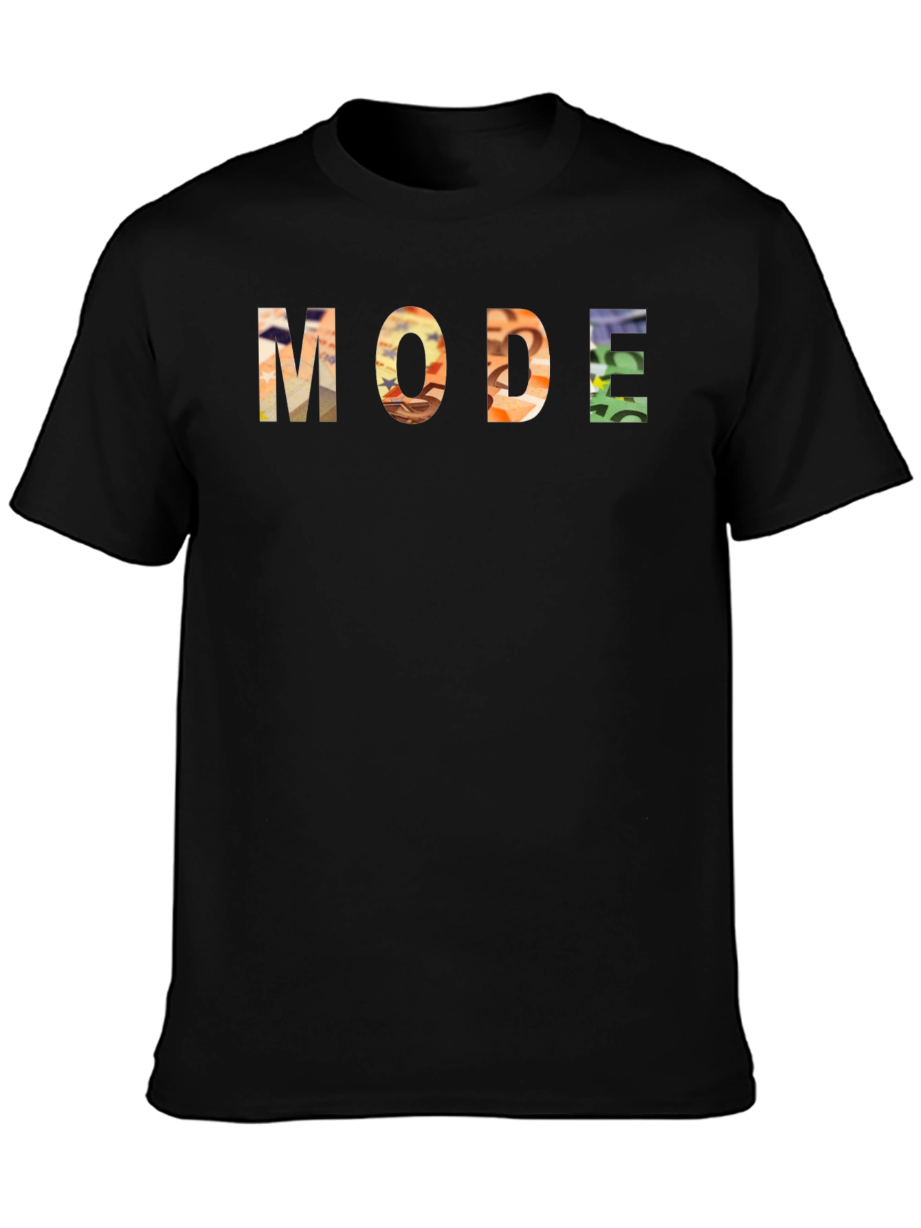 MODE Graphic Print Crew Neck T-Shirt