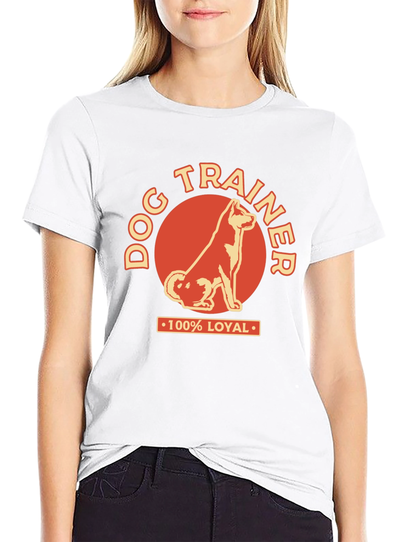 Dog Trainer 100% Loyal Graphic Tee