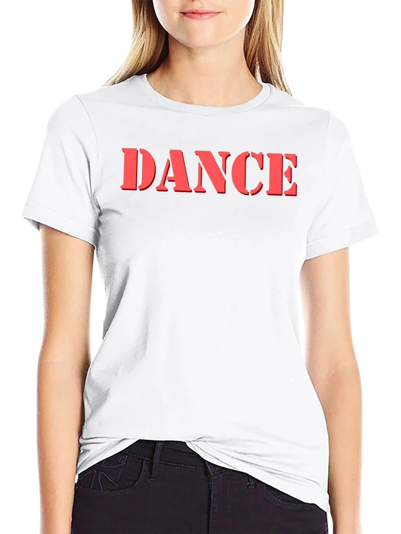 DANCE Graphic Black T-Shirt