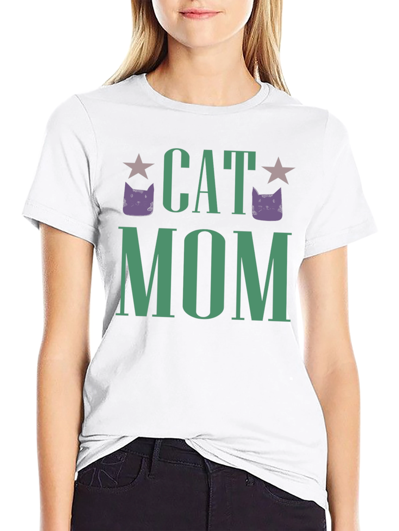 Cat Mom T-Shirt - Cute Pet Lover Tee