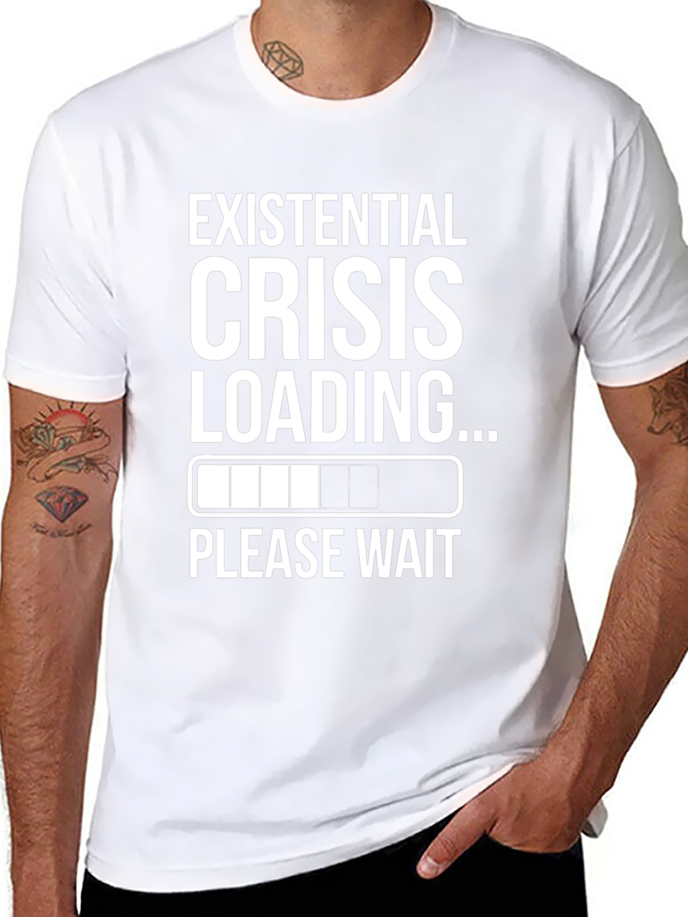 Existential Crisis Loading Funny T-Shirt