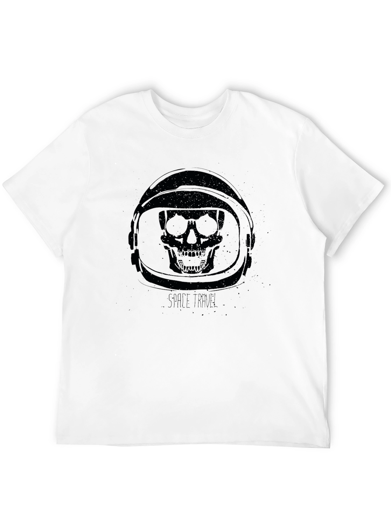 Space Travel Skull Graphic Tee
