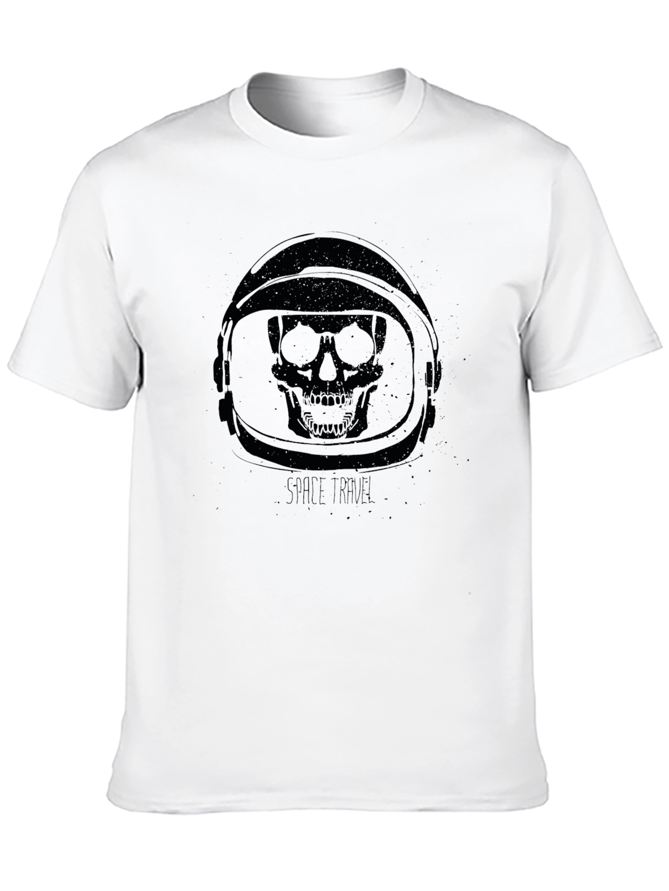 Space Travel Skull Graphic Tee