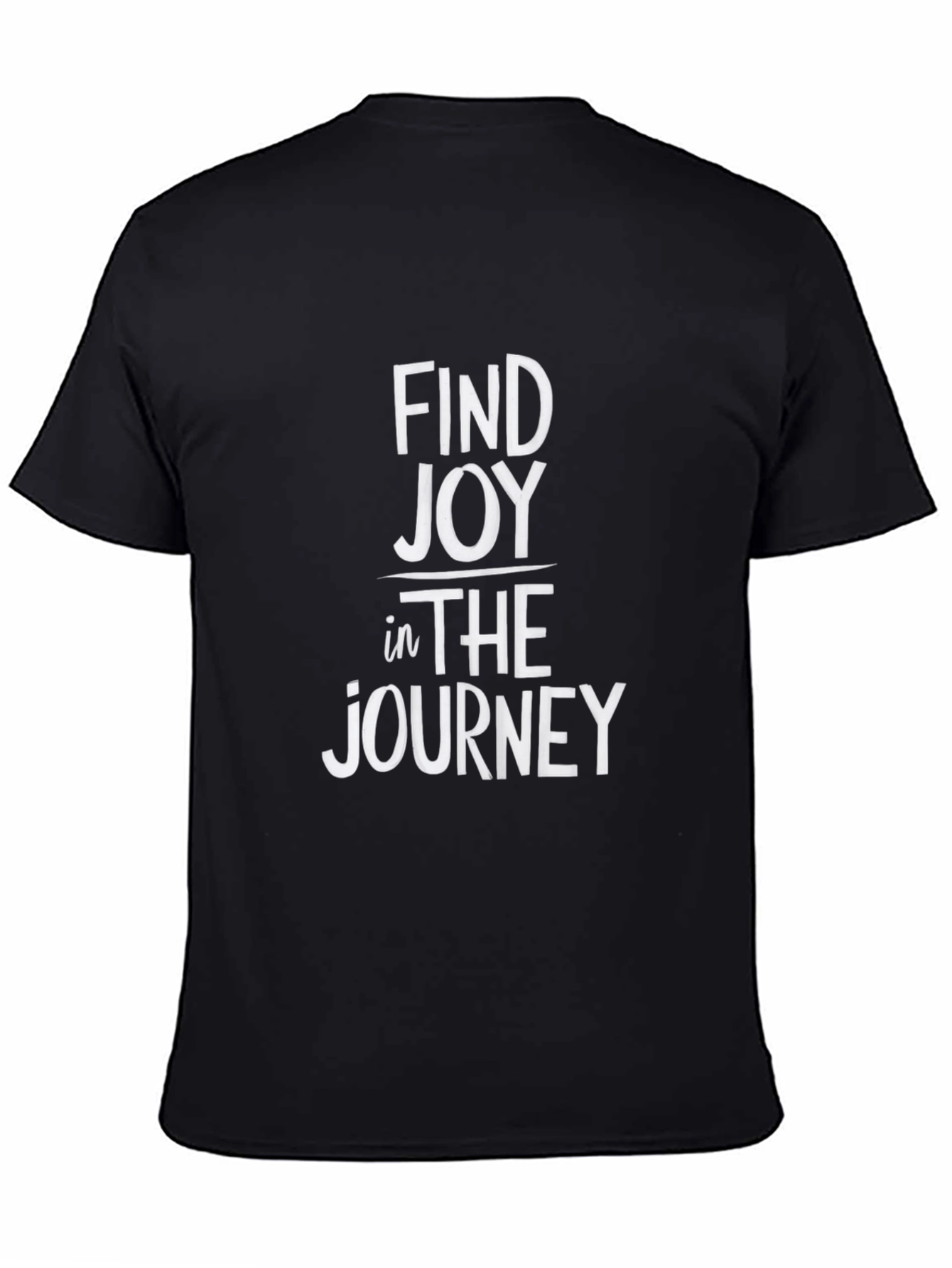 Find Joy in the Journey Graphic Tee - Black
