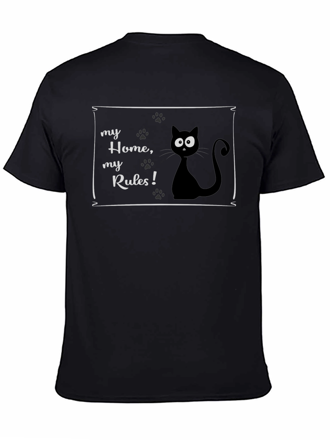 My Home My Rules Cat T-Shirt