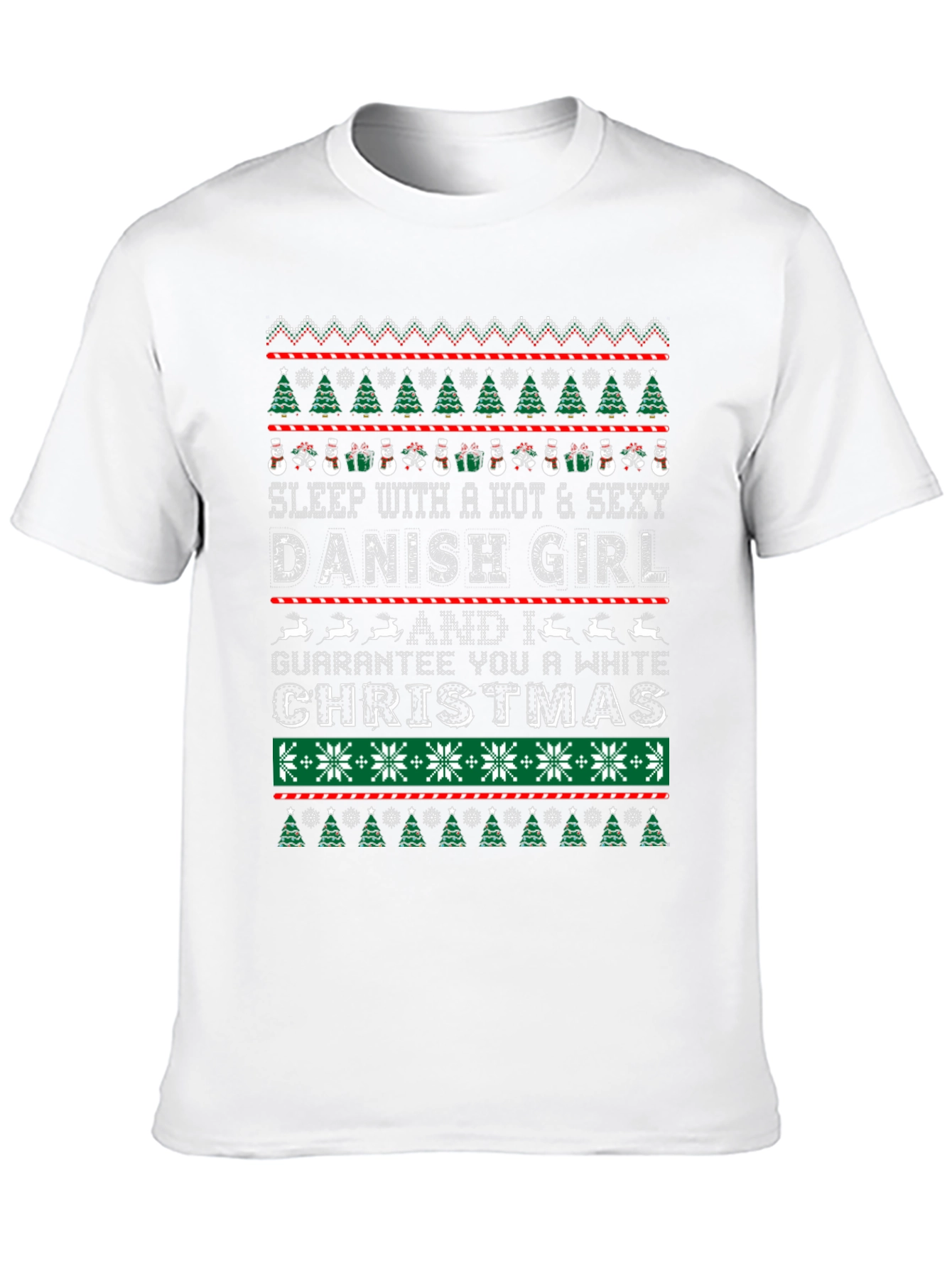 Hot Danish Girl Christmas Sweater T-Shirt