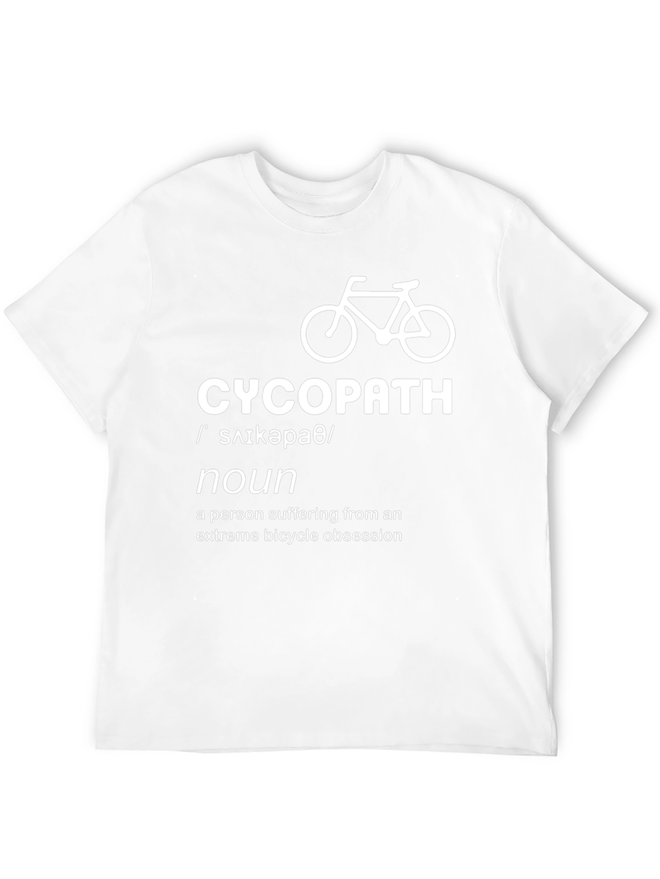 Cycopath Definition T-Shirt - Bicycle Obsession Tee