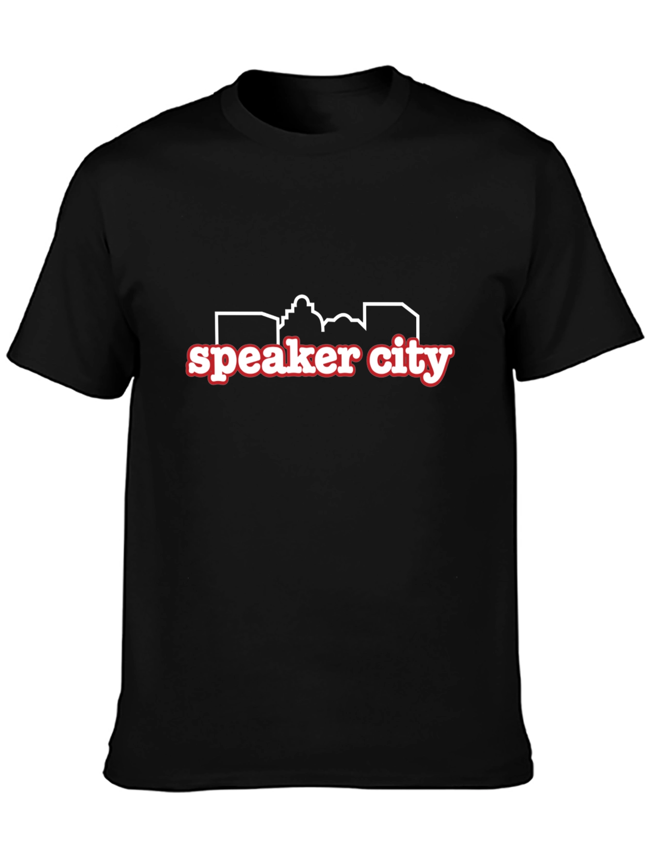 Speaker City Graphic T-Shirt - Black