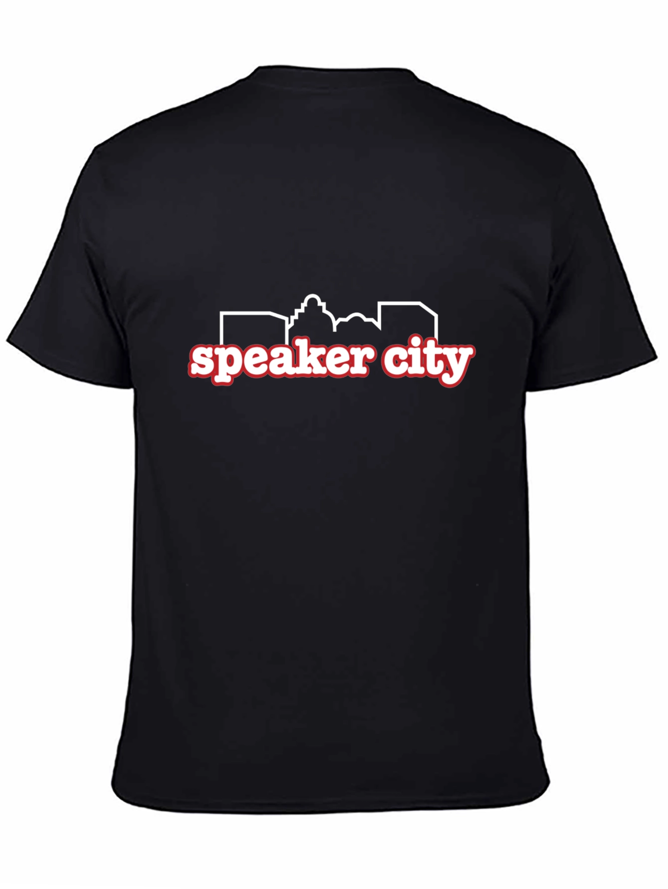 Speaker City Graphic T-Shirt - Black
