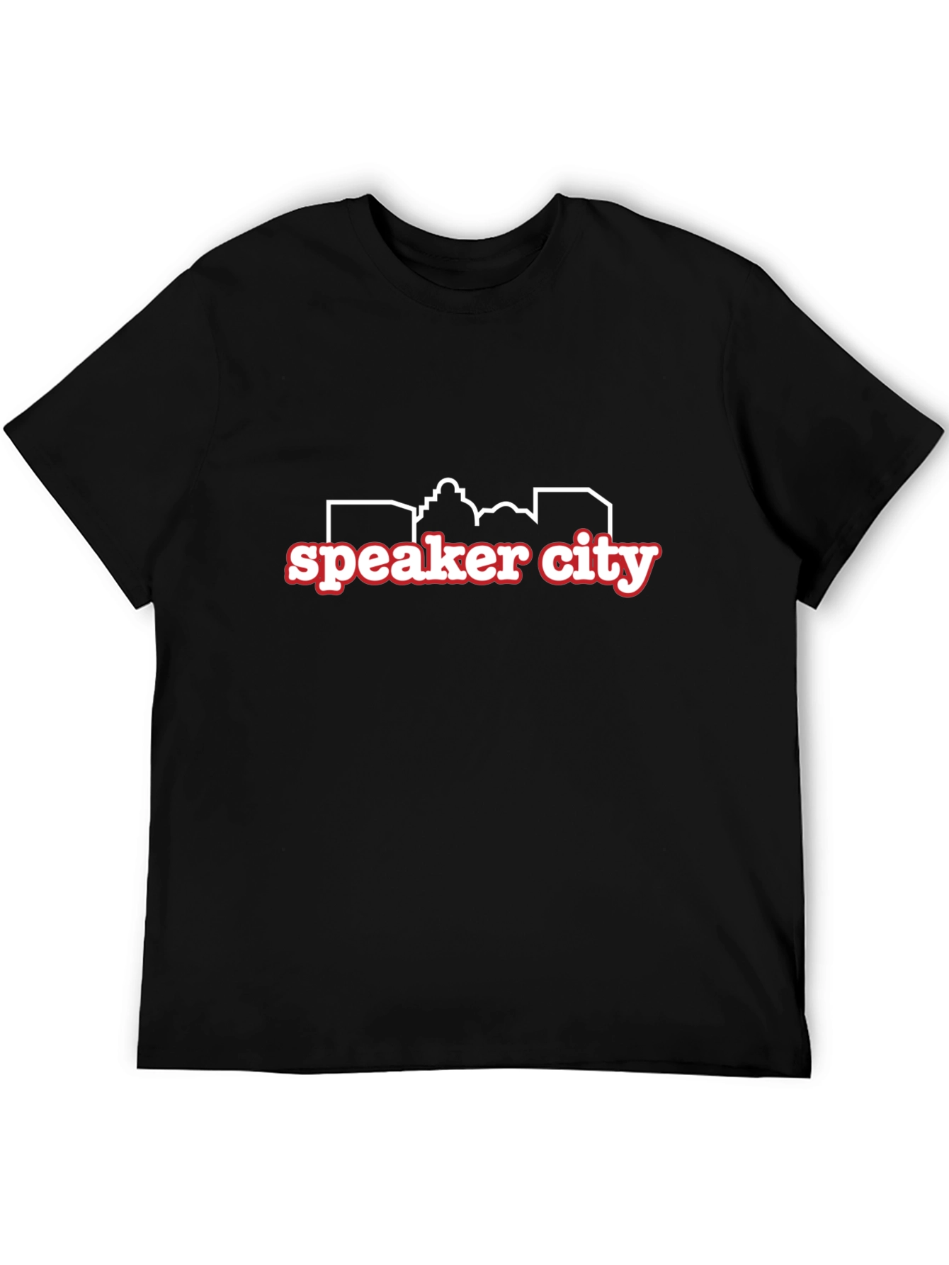 Speaker City Graphic T-Shirt - Black