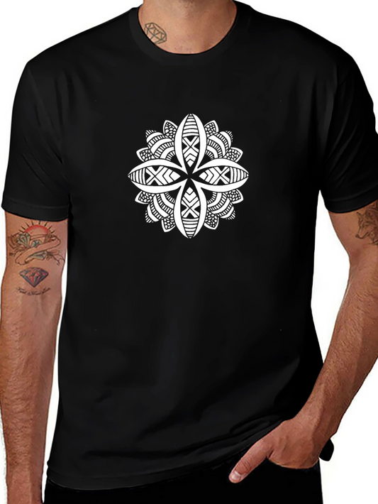 Graphic Print Black T-Shirt - Stylish Mens Fashion
