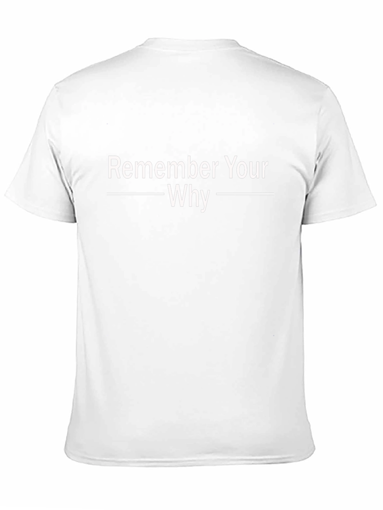Remember Your Why Black T-Shirt