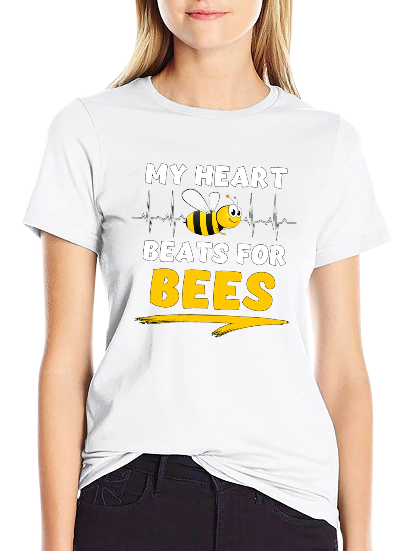 My Heart Beats for Bees Graphic Tee