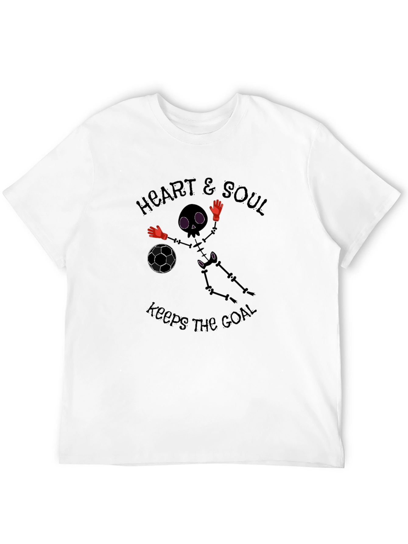 Heart & Soul Skeleton Goalie T-Shirt