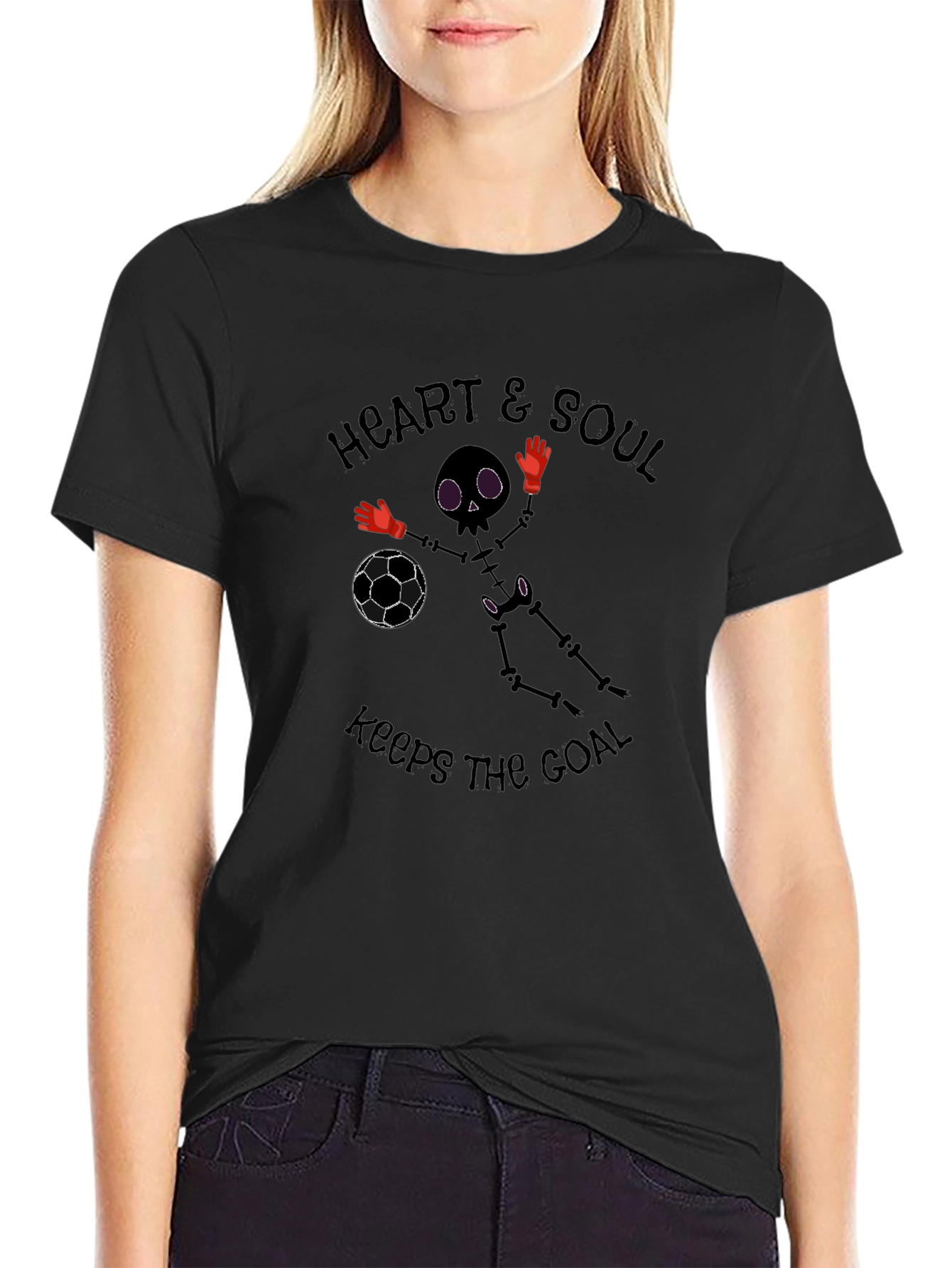 Heart & Soul Skeleton Goalie T-Shirt