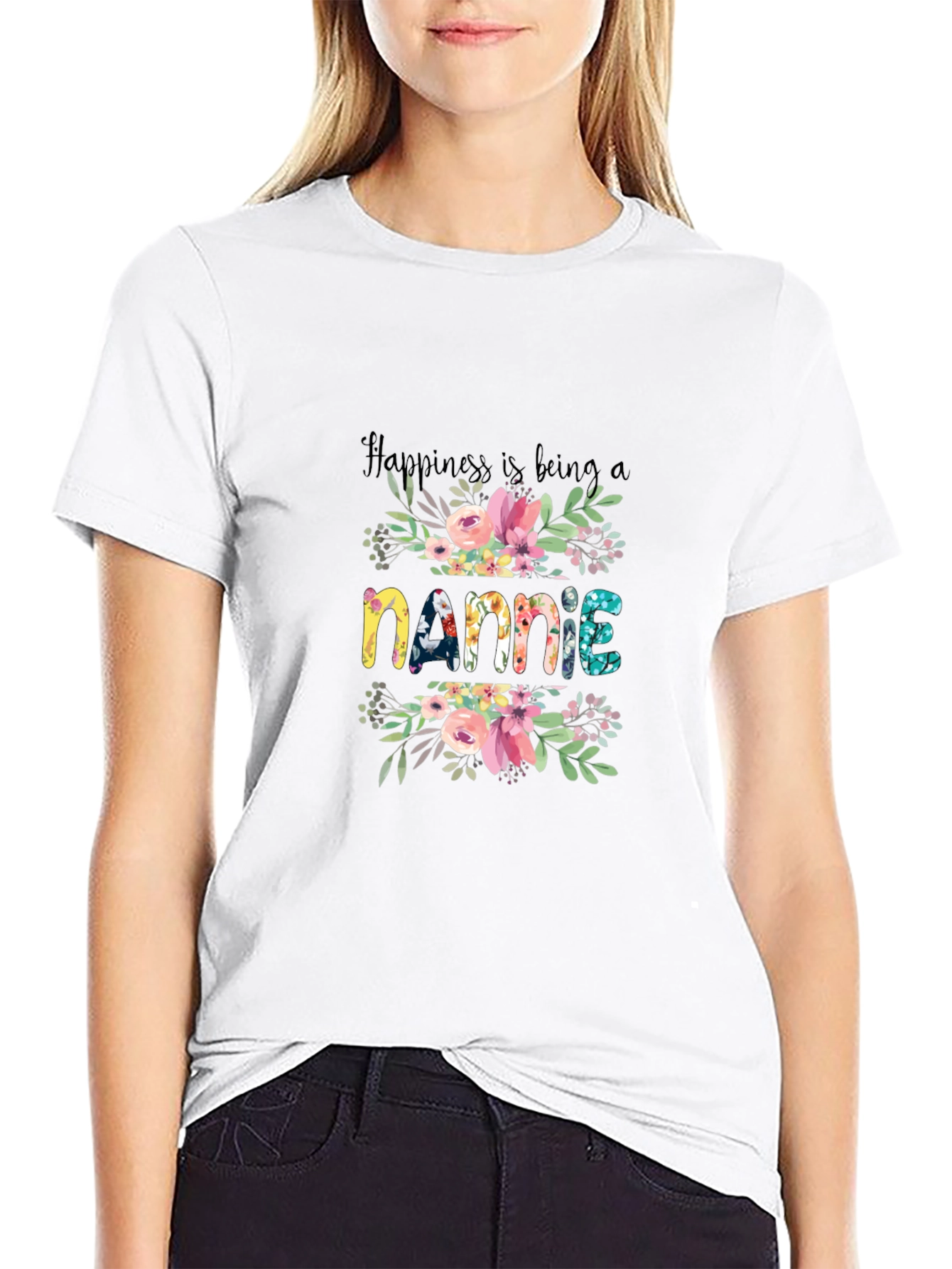 Floral Nannie Graphic T-Shirt