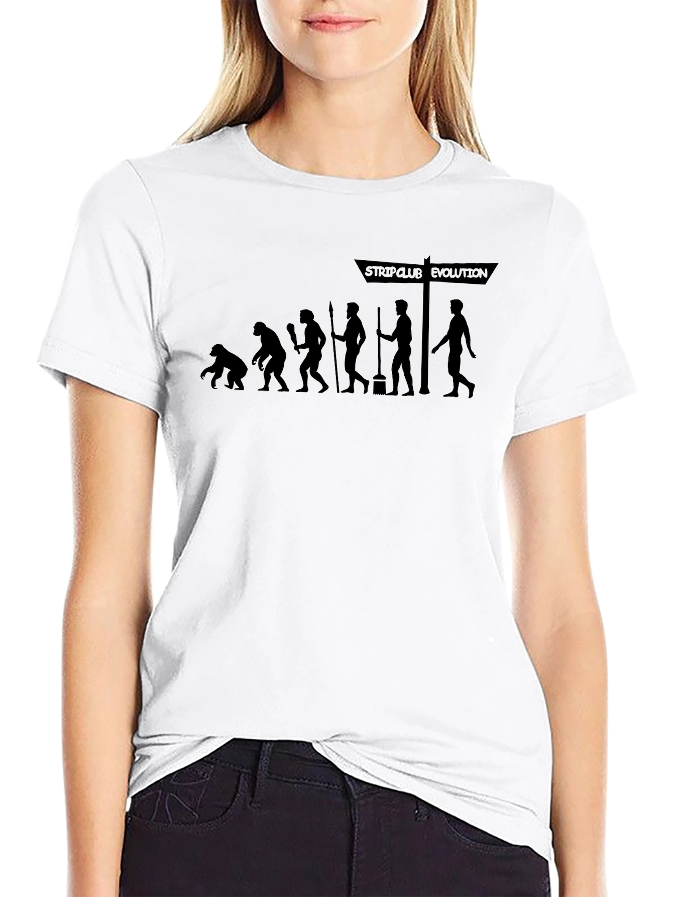 Evolution Strip Club Graphic T-Shirt