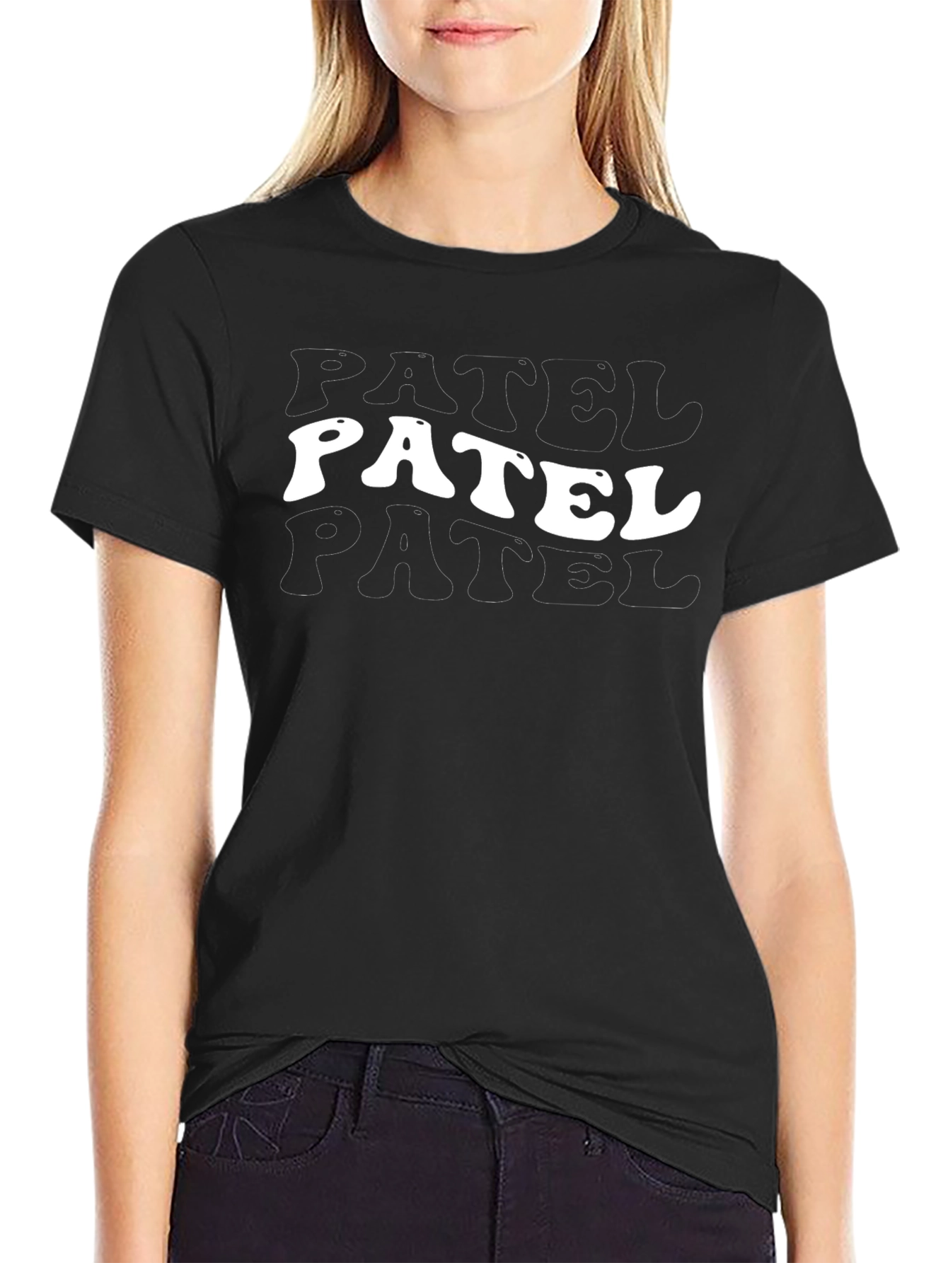 Patel T-Shirt - Retro Style Black Tee