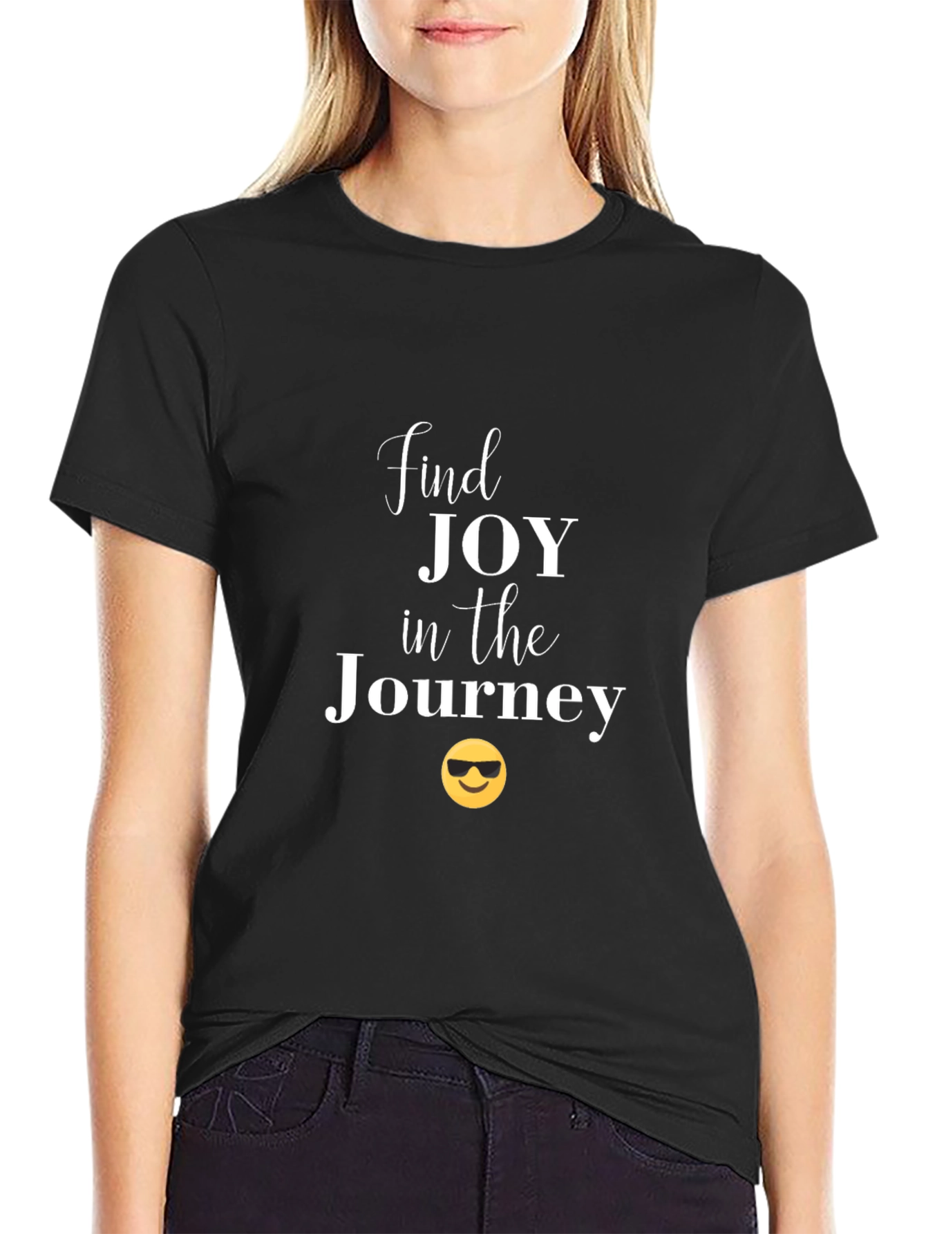 Joyful Journey Black T-Shirt