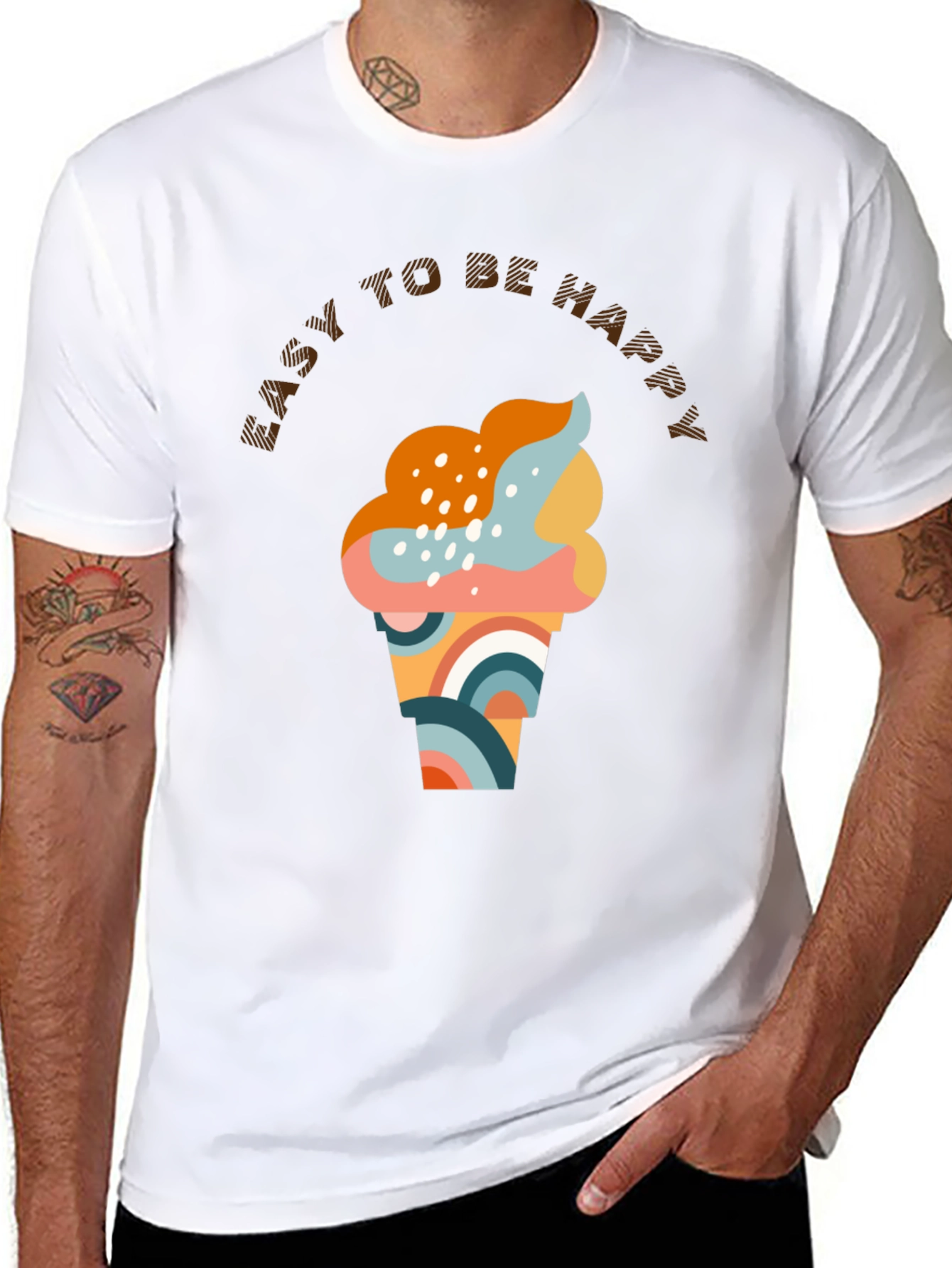 Easy To Be Happy Graphic Tee