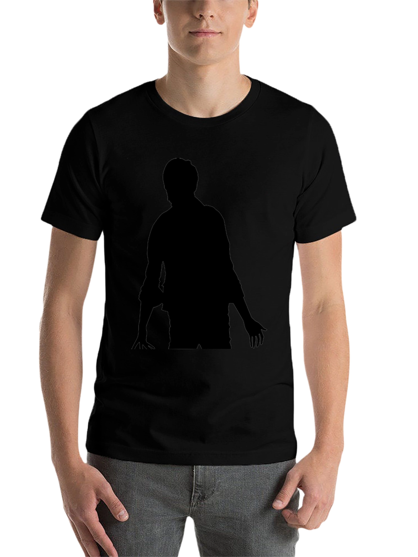Black Silhouette Graphic Tee