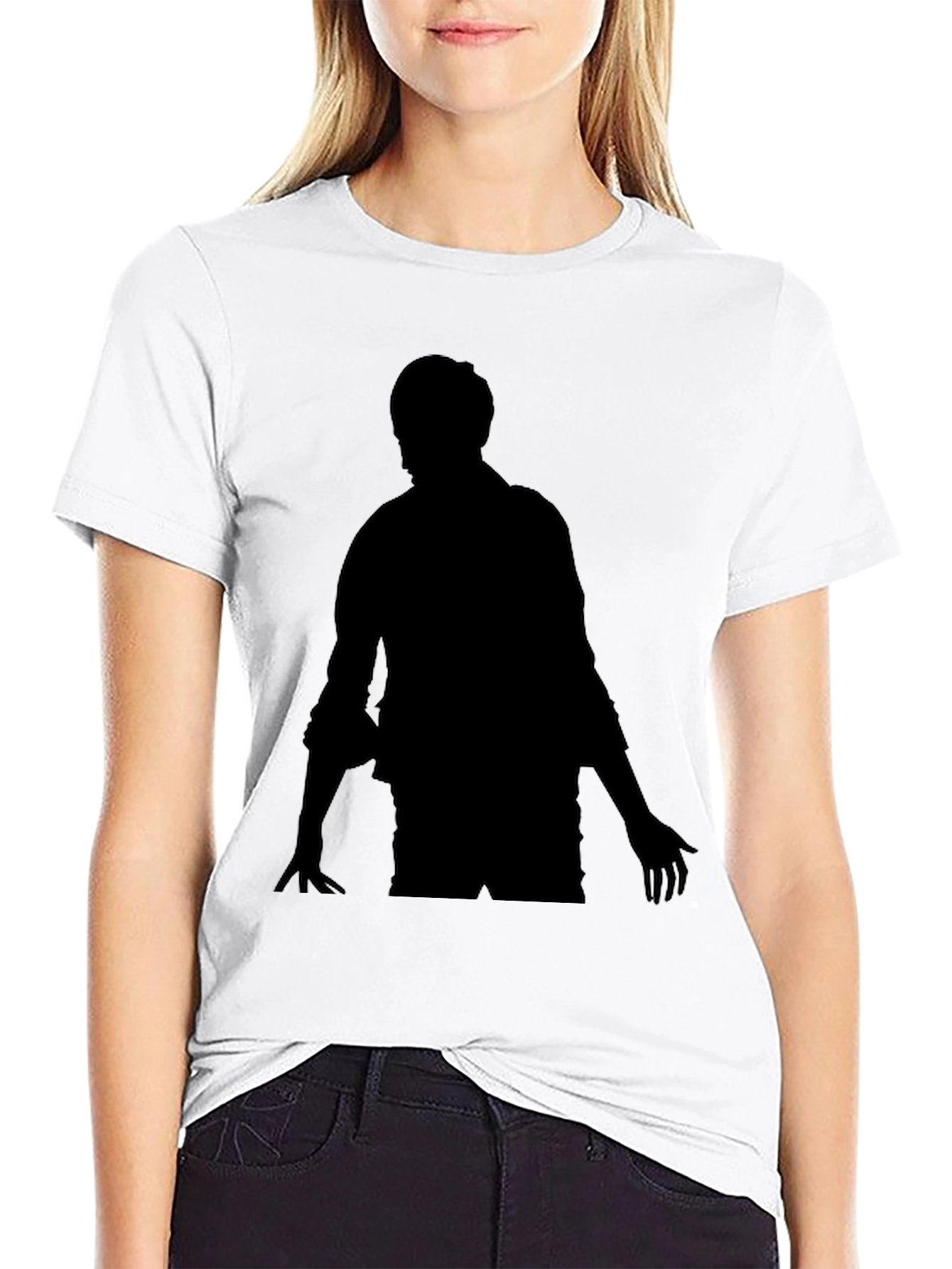 Black Silhouette Graphic Tee