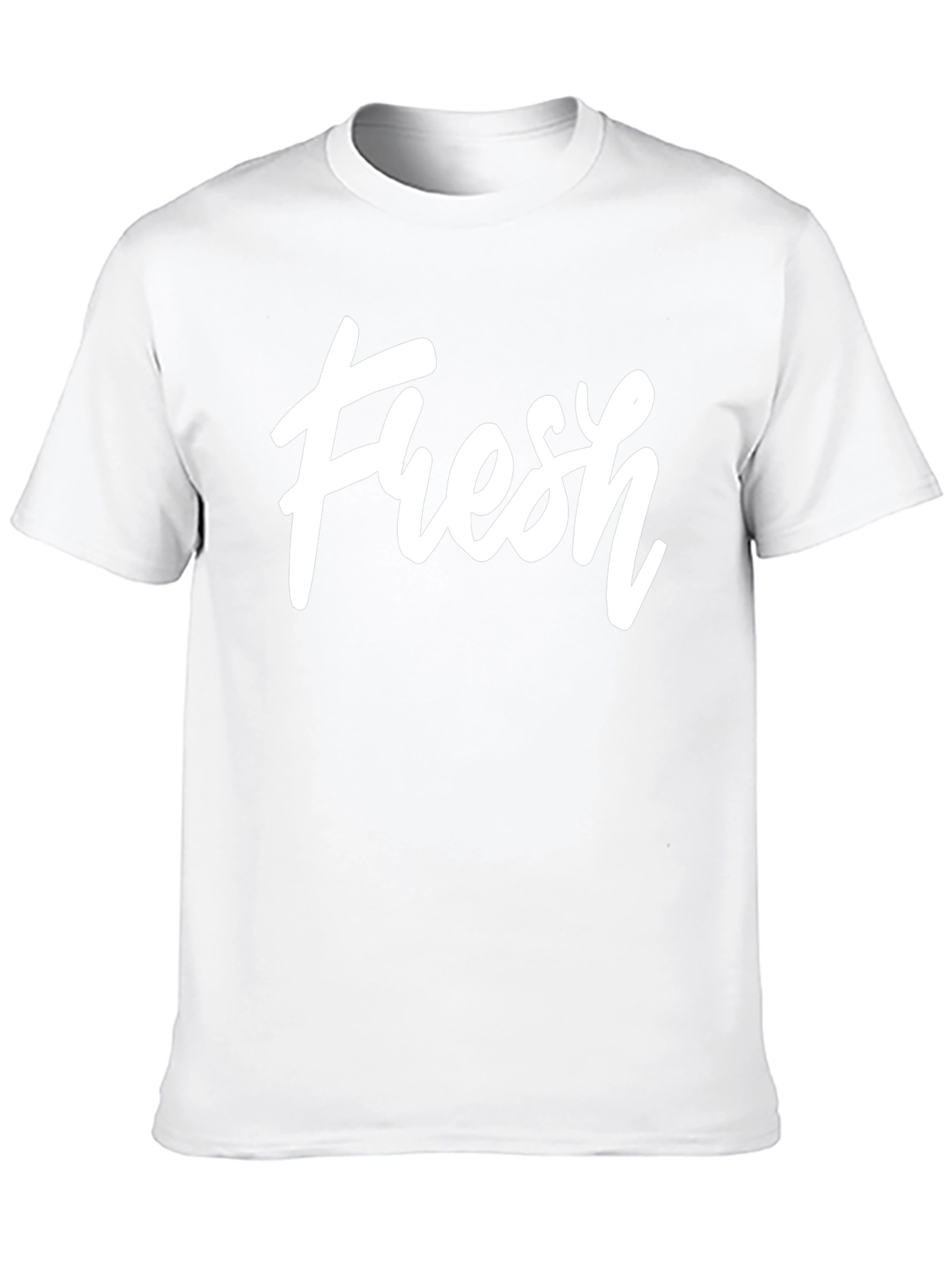 Fresh Graphic Print Black T-Shirt