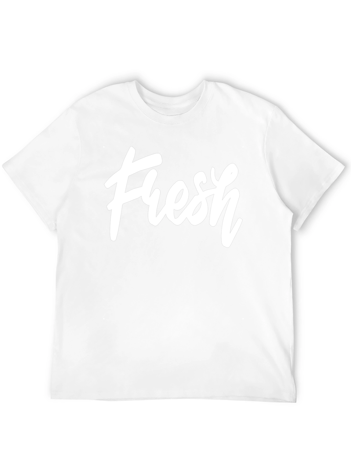 Fresh Graphic Print Black T-Shirt