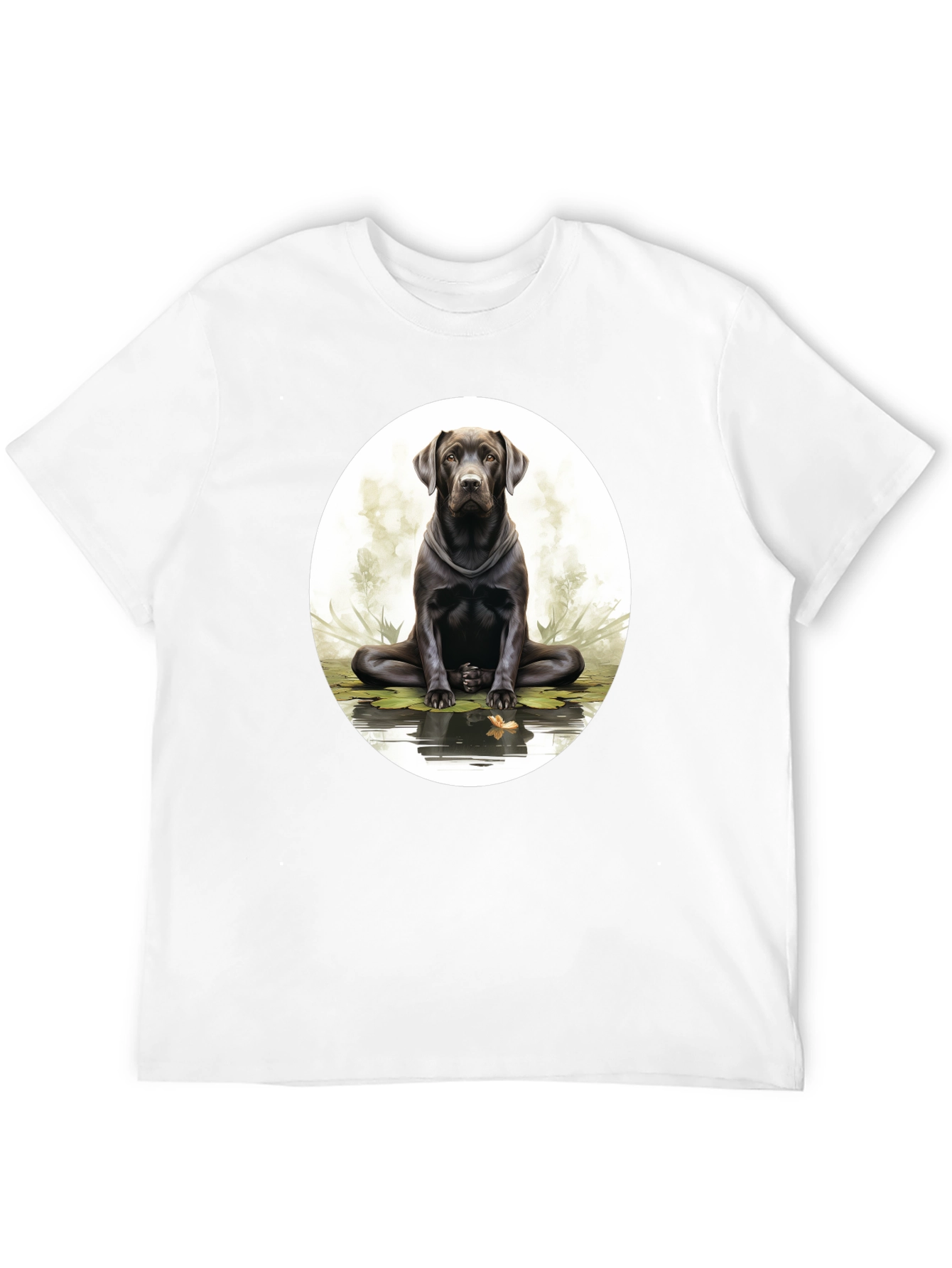 Zen Labrador Black T-Shirt