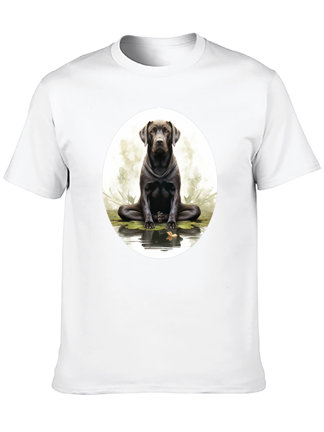 Zen Labrador Black T-Shirt