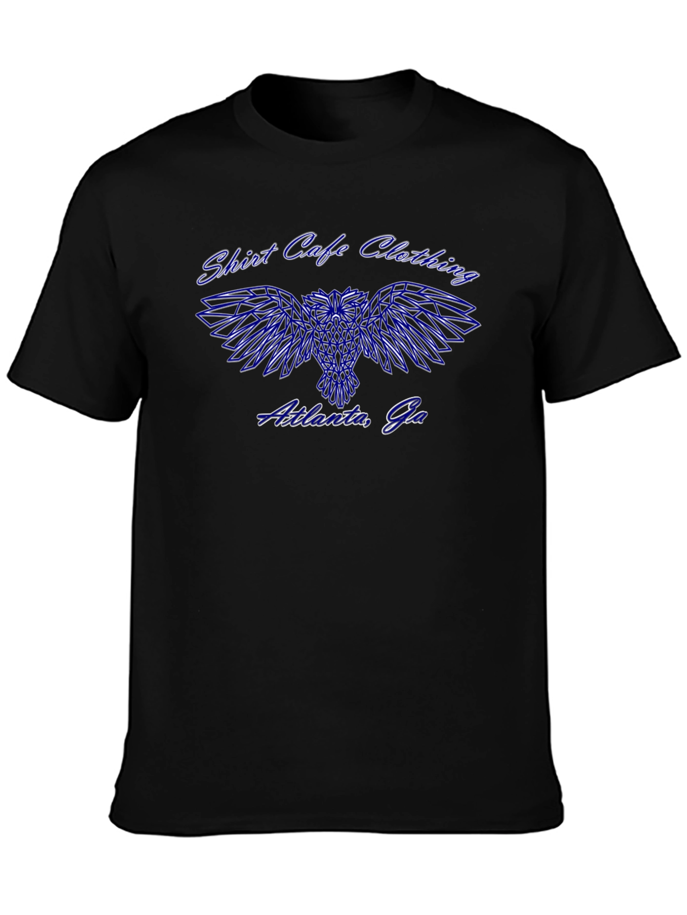 Shirt Cafe Clothing Black T-Shirt w/ Owl Design