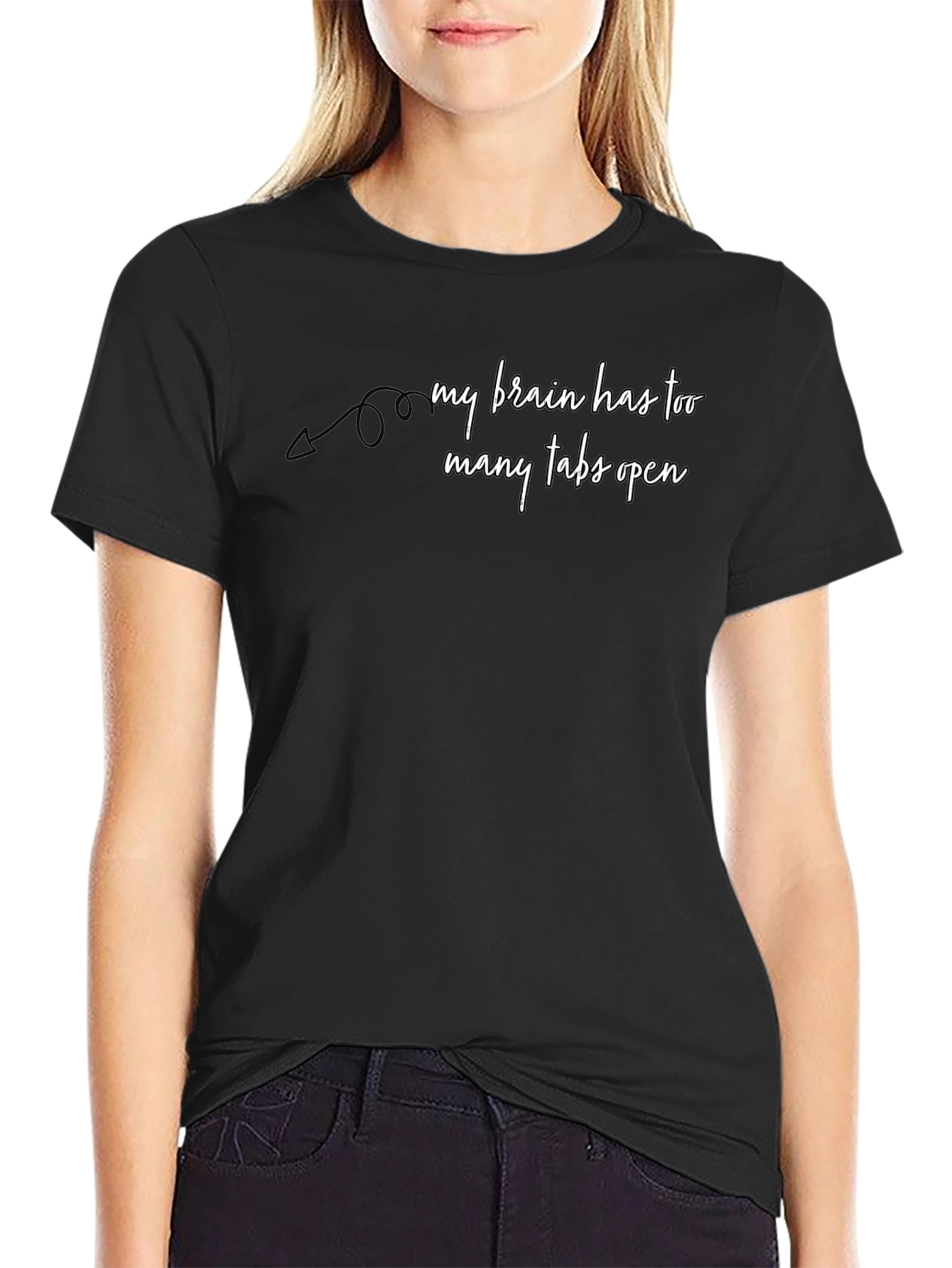 My Brain Has Too Many Tabs Open Graphic T-Shirt