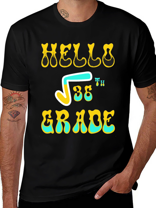 Hello Root 36th Grade Funny T-Shirt